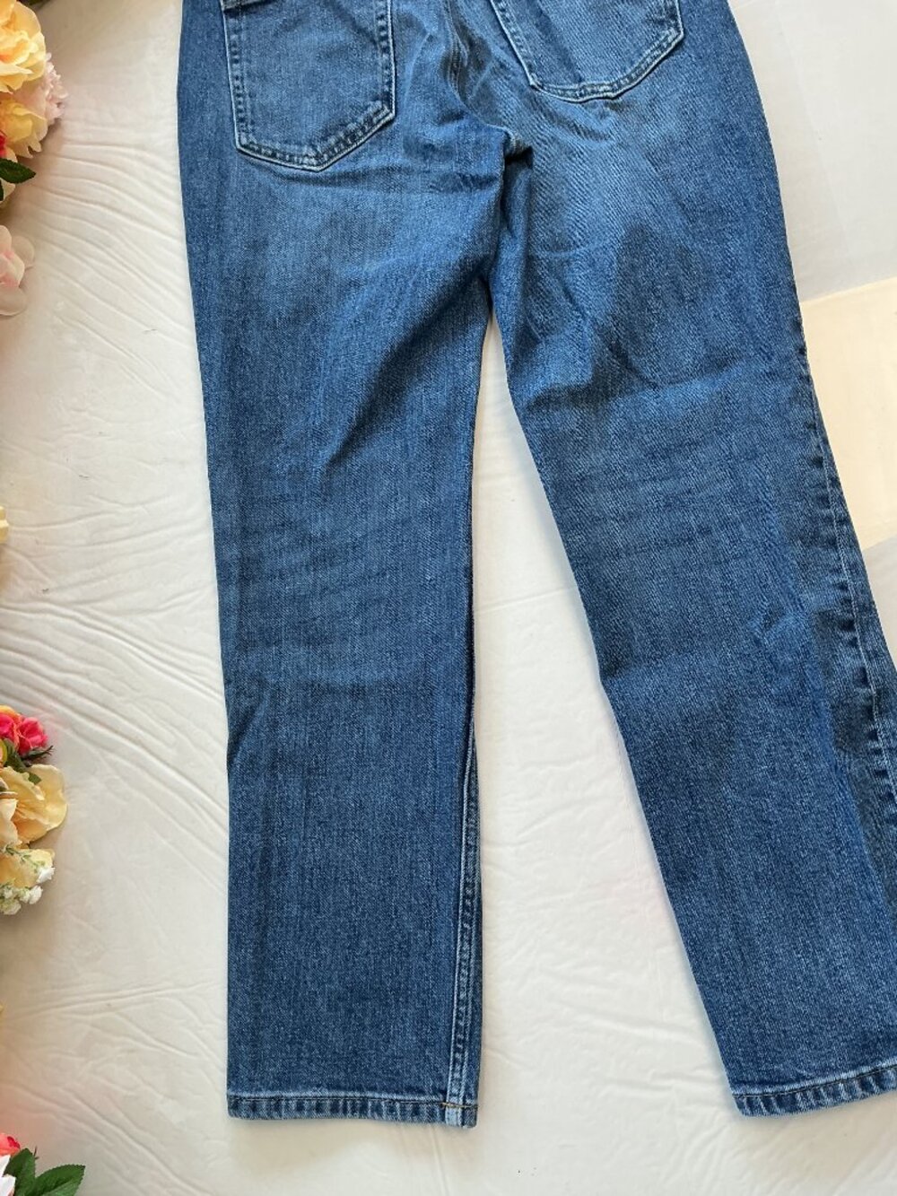 Banana Republic High-Rise Straight Jeans Size 26 Medium Wash - Picture 8 of 12